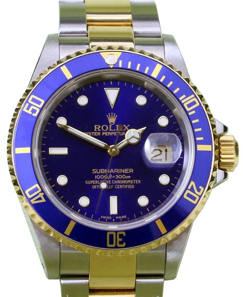 rolex 16613 clasp|rolex 16613 blue for sale.